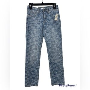 BP Be Responsible low rise skater jeans straight legs boot cut meadow floral